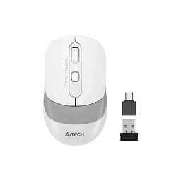 Мишка A4Tech FG10CS Air2 Wireless Grayish White (4711421997973) - мініатюра 2