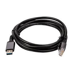 Кабель для передавання даних PowerPlant USB AM to RJ45 Ethernet CAT6 UTP 2.0m (CA914982) - мініатюра 2