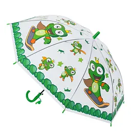 Дитяча парасолька Жаба Bambi MK 5793(Green) довжина 65,5 см, тростина 60 см, діаметр 84 см - мініатюра 2