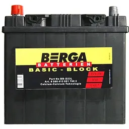 Автомобільний акумулятор BERGA Basic Block 6СТ-60Ah Аз ASIA 510A (EN) 560413051