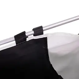 Кошик для білизни Yiwu HP-41-4 текстильний на 3 секції 65х40х58 см - мініатюра 9