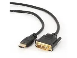 Кабель Cablexpert CC-HDMI-DVI-10 HDMI-DVI 3м - мініатюра 3