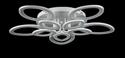 Люстра стельова LED Splendid Ray L78365/5+5, 240W, білий, сучасний стиль з пультом