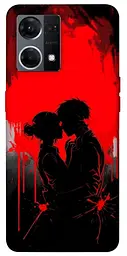 Чохол Demsky Silhouette couple для Oppo Reno 7 4G