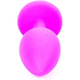 Силіконова анальна пробка Boss Of Toys Boss Series - Jewellery Pink Silicon Plug Medium Light Blue M, BS6400085, Рожевий / голубой - мініатюра 5