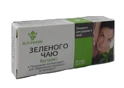 Екстракт Elit-Pharm зеленого чаю 40 таблеток
