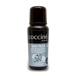 Чорна крем паста для взуття COCCINE Nano Polish black 75мл