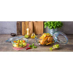 Каструля для запікання з кришкою O Cuisine прямокутна 32х22 см 4.4 + 2.3 л (6326618) - мініатюра 4