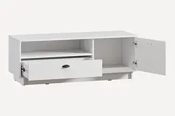 Тумба під телевізор Moreli Kuba FK-0003 у вітальню 1280х460х450мм Білий - мініатюра 2