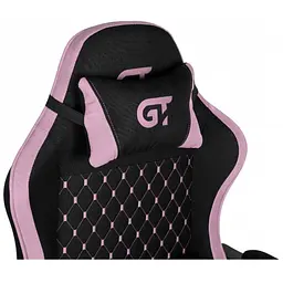 Крісло ігрове GT Racer X-2339 Black/Pink (X-2339 Fabric Black/Pink) - мініатюра 2