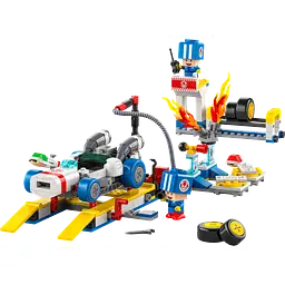 Уцінка. Конструктор LEGO Super Mario Mario Kart - Toad's Garage 390 деталей (72035) - мініатюра 3