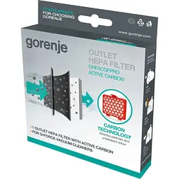 Фільтр до пилососу Gorenje HEPA-фільтр з активним вугіллям (OHFACGFPRO) - мініатюра 4
