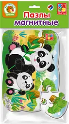 Пазли на магніті Vladi Toys Пандочка, укр. мова (VT3205-80) - мініатюра 2
