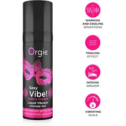 Рідкий вібратор Orgie - Sexy Vibe! Intense Orgasm (15 мл) - мініатюра 3