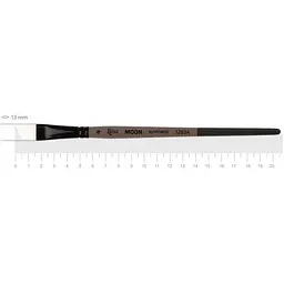 Пензель синтетика кутова MOON 1203A №4 коротка ручка Rosa [CD]