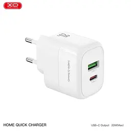 Зарядний пристрій XO 1xUSB QC 3.0 + 1xUSB-C PD 20 Вт (XO-QC37) - мініатюра 9