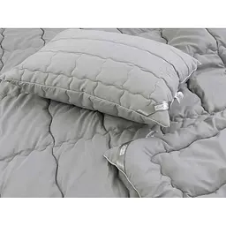 Подушка Руно 50х70 силіконова "GREY" (310.52GREY) - мініатюра 3