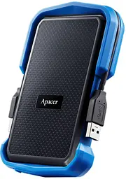 Зовнішній HDD накопичувач Apacer 2Tb AC631 Black-Blue (AP2TBAC631U-1)