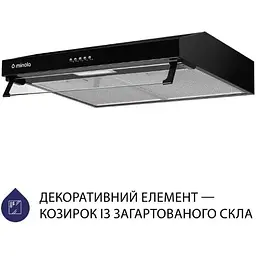 Витяжка Minola HPL 514 BL (пласка) - мініатюра 3