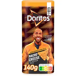 Чіпси Doritos Nacho Cheese FIFA World Cup 26 Thierry Henry зі смаком сиру начос 140 г
