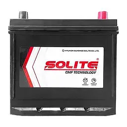 Акумулятор Solite 6СТ-65Ah 75D23L ASIA Ев (-/+) 550CCA 232 x 175 x 225 мм