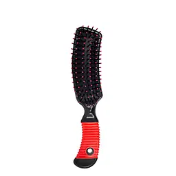 Щітка для волосся масажна Q.P.I. Professional 21 см PM-8584, Червона