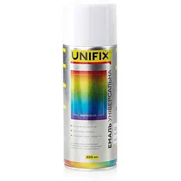 Фарба аерозольна UNIFIX 400мл кремовий акрилова універсальна RAL 9002