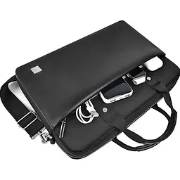Сумка для ноутбука WiWU Hali Laptop Bag for MacBook 15.6` Black (6976195091755) [98327] - мініатюра 6