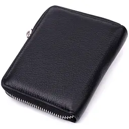 Відмінний жіночий гаманець з натуральної шкіри ST Leather 22449 чорний - мініатюра 6