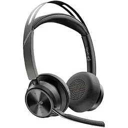 Навушники Poly Voyager Focus 2 MS Stereo USB-C + USB-C/A Adapter + Charging Stand Black (9T9J6AA)