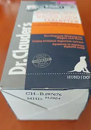 Таблетки для покращення стану шлунку і кишківника собак Dr.Clauder's Intestinal Tablets Active Gastrointestinal - мініатюра 3