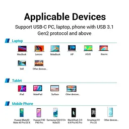 Кабель Vention HDMI-Type-C V 2.0 1.5 м (CRBBG) - мініатюра 3