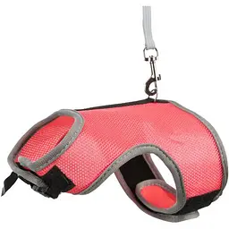 Шлейка з повідцем Trixie Soft для великого кролика, нейлон, XL: 25-40 см (кольори в асортименті)
