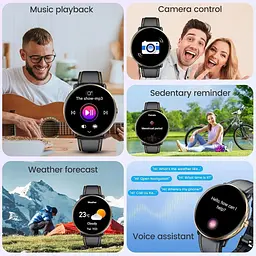 Розумний годинник для чоловіків і жінок з Bluetooth-дзвінком: 1.43" AMOLED-екран сумісний з Android - мініатюра 7