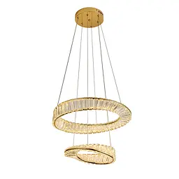 Люстра стельова LED Levistella 799L8801 (500+350) FGD, 68W, регульована температура кольору, сучасний стиль для дому - мініатюра 2