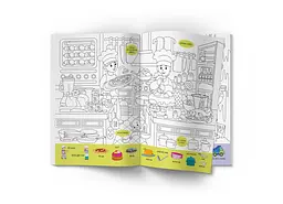 Книга Віммельбух-розмальовка. Професії 3306 Різнокольоровий shop (9786175473306) - мініатюра 2