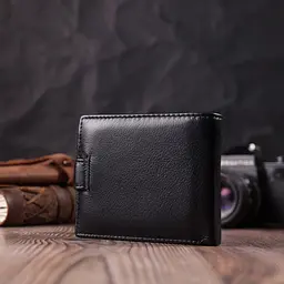 Чоловічий шкіряний гаманець ST Leather 11,5х9,5х2 см acs0028293 - мініатюра 8