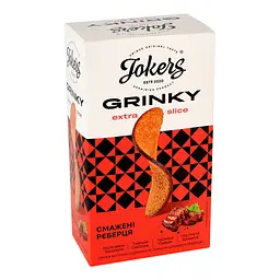 Грінки Jokers Extra Slice житньо-пшеничні зі смаком смажені реберця 90 г - мініатюра 2