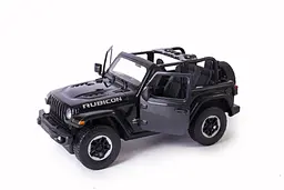 Машинка Rastar Jeep Wrangler JL на управлінні 1:14 чорний 79400 - мініатюра 5