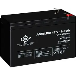 Акумулятор LogicPower AGM 12V/9Ah/108Wh [3866] [109164]
