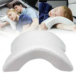 Ортопедична анатомічна подушка Тунель з ефектом пам'яті Memory Pillow біла - мініатюра 8