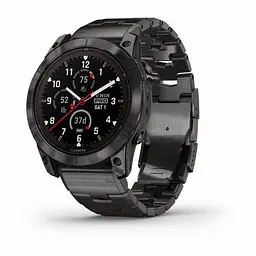 Смарт-годинник Garmin Fenix 7X Pro Sapphire Solar Carbon G. DLC Tit. with Vented Tit. Bracelet (010-02778-30)
