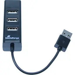 USB-Хаб MediaRange USB 2.0 Hub black (MRCS502)