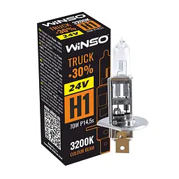Галогенова лампа Winso H1 24V 70W P14.5s TRUCK +30%(724100)