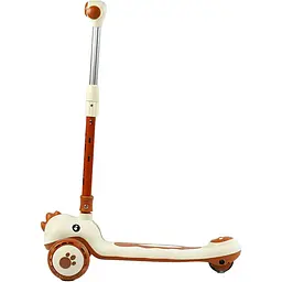 Самокат триколісний Skyper Dino ЦБ-00245771 коричневий - мініатюра 2
