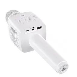 Мікрофон Hoco BK5 Cantando karaoke microphone White - мініатюра 2
