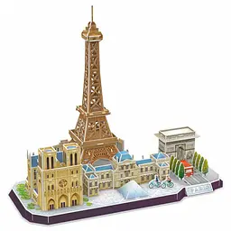 Пазл Cubic Fun City line Paris (MC254h) - мініатюра 4
