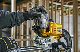 Пила торцювальна акумуляторна DeWalt з АКБ та ЗП DCS727T2 - мініатюра 5