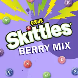 Драже Skittles Sour Berry Limited Edition Chewy Candy 93.6г - мініатюра 5