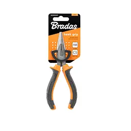 Плоскогубці прямі Bradas HAWK GRIP, 160 мм (DIY-PL1112/6) - мініатюра 3